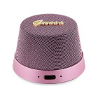 Guess Bluetooth garsiakalbis GUWSC3ALSMP STAND MAGNETIC SCRIPT METAL pink