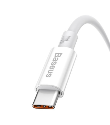 Baseus cabel Superior USB - USB-C 2,0m moon white 100W P10320102214-03