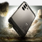 Spigen Tough Armor dėklas for Samsung Galaxy S24 gunmetal