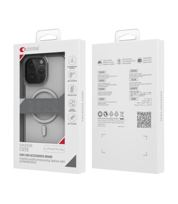 Comma dėklas Crystal Mag for iPhone 15 transparent