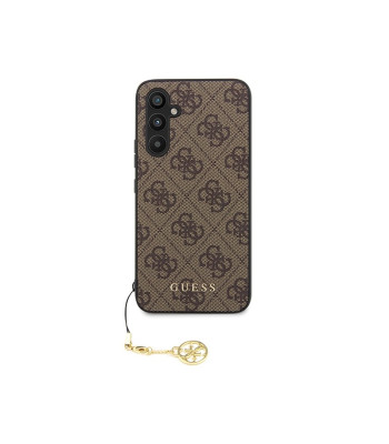 Guess dėklas for Samsung Galaxy S23 FE GUHCS23FEGF4GBR GUESS HC PU 4G CHARM BROWN