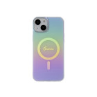 Guess dėklas for  iPhone 15 Plus 6,7 GUHMP15MHITSU HC IML MAGSAFE IRIDESCENT PURPLE