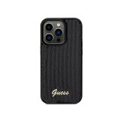 Guess dėklas for  iPhone 14 Pro Max 6,7 GUHCP14XPSFDGSK HC SEQUIN SCRIPT METAL BLACK