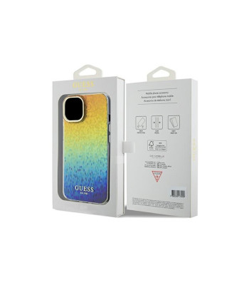 Guess dėklas for  iPhone 14 6,1 GUHCP14SHDECMI HC IML FACETED MIRROR DISCO IRIDESCENT