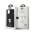 Karl Lagerfeld dėklas for iPhone 15 Plus 6,7 KLHCP15MSMHKNPK black HC SILICONE IKONIK METAL PIN