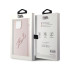 Karl Lagerfeld dėklas for iPhone 15 Pro Max 6,7 KLHCP15XSKSBMCP pink HC SILICONE KARL SCRIPT LOGO