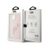 Karl Lagerfeld dėklas for iPhone 15 6,1 KLHCP15SSKSBMCP pink HC SILICONE KARL SCRIPT LOGO