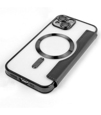 Smart Chrome Mag dėklas for iPhone 15 Plus 6,7 black