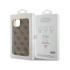 Guess dėklas for iPhone 15 Plus 6.7 GUHCP15MGF4GBR brown harddėklas 4G Charms Collection