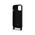 Karl Lagerfeld dėklas for iPhone 15 6,1 KLHCP15SSCBSCNK harddėklas black Crossbody Silicone Choupette