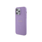 Guess dėklas for iPhone 15 Pro Max 6.7 GUHMP15XPSAHMCU purple harddėklas Saffiano MagSafe