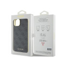 Guess dėklas for iPhone 15 Plus 6.7 GUHCP15MGF4GGR gray harddėklas 4G Charms Collection