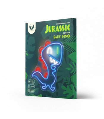 Neon LED JURASSIC BABY DINO blue FLNJ01 Forever Light