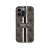 Guess dėklas for iPhone 13 Pro 6,1 GUHMP13LP4RPSW brown hardėklas Magsafe 4G Printed Stripes