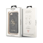 Guess dėklas for iPhone 7 / 8 / SE GUHCI84GMGGR grey book dėklas 4G Big Metal Logo