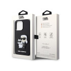 Karl Lagerfeld dėklas for iPhone 14 Pro Max 6,7 KLHCP14XSANKCPK black harddėklas Saffiano Karl - Choupette