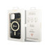 Guess dėklas for iPhone 14 Plus 6,7 GUHMP14MHTMRSK black hard dėklas Golden Marble MagSafe