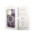 Guess dėklas for iPhone 14 Pro 6,1 GUHMP14LHTMRSU purple hard dėklas Golden Marble MagSafe