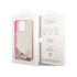 Guess dėklas for iPhone 14 Pro Max 6,7 GUHCP14XLC4PSGP pink harddėklas Liquid Glitter 4G Translucent