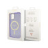 Guess dėklas for iPhone 14 6,1 GUHMP14SHCMCGU purple harddėklas Magsafe IML Glitter Gold