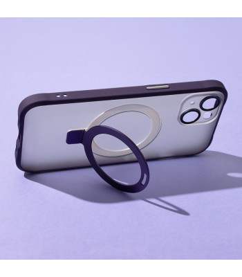 Mag Ring dėklas for iPhone 12 Pro Max 6,7 purple