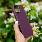 Satin dėklas for iPhone 14 Pro Max 6,7 burgundy