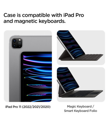 Spigen dėklas Thin Fit Pro for iPad Pro 11 2021 / 2022 black