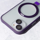 Mag Ring dėklas for iPhone 15 Pro 6,1 purple