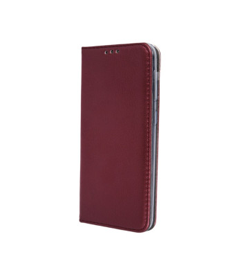 Smart Magnetic dėklas for Samsung Galaxy M14 5G burgundy