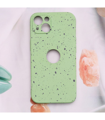 Granite dėklas for iPhone 14 Pro Max 6,7 light green