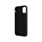 Karl Lagerfeld dėklas for iPhone 11 / Xr KLHCN61SKSVGK black harddėklas Silicone Signature