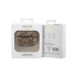 Guess dėklas for AirPods Pro GUAPPGCE4CW brown Gcube Classic Gold Logo W/Charm