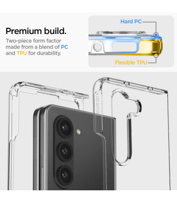 Spigen dėklas Ultra Hybrid for Samsung Galaxy Z Fold 5 crystal clear