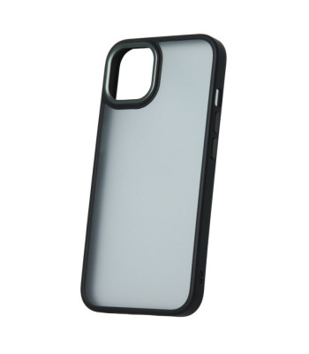 Satin Matt dėklas for iPhone 15 Pro Max 6,7 black