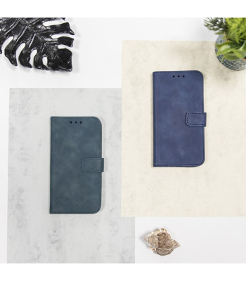 Smart Velvet dėklas for iPhone 15 6,1 navy blue