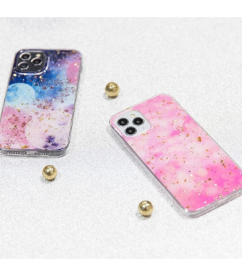 Gold Glam dėklas  for iPhone 11 Pink