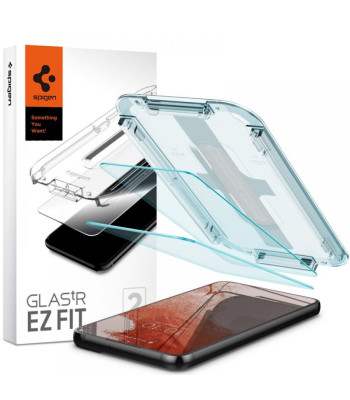 Spigen grūdintas stiklas Glas.TR ”EZ Fit” 2-pack for Samsung Galaxy S22