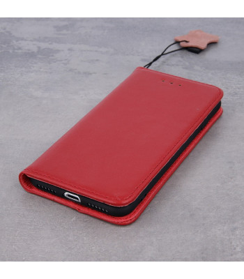 Genuine Leather Smart Pro for Xiaomi Redmi 12C maroon