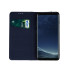 Genuine Leather Smart Pro for Samsung Galaxy S23 Ultra navy blue