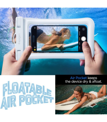 Spigen etui A610 Universal Waterproof Float dėklas biała