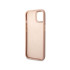 Guess dėklas for iPhone 14 6,1 GUHMP14SSAPSTP pink hard dėklas 4G Peony Logo Plate MagSafe