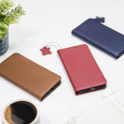 Genuine Leather Smart Pro dėklas for Samsung Galaxy S21 FE navy blue