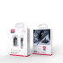 XO automobilinis įkroviklis CC46 QC 3.0 18W 1x USB gray + microUSB cable