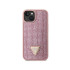 Guess dėklas for iPhone 14 Pro 6,1 GUHCP14SHDGTPP pink harddėklas Rhinestone Triangle