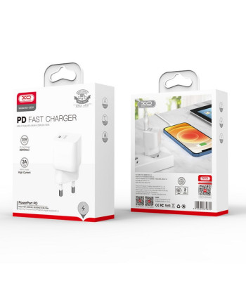 XO wall įkroviklis CE01B PD 20W 1x USB-C white