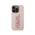 Karl Lagerfeld dėklas for iPhone 15 Pro 6,1 KLHCP15L3DMBKCP pink HC 3D Logo Glitter