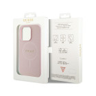 Guess dėklas for iPhone 14 Pro 6,1 GUHMP14LPSAHMCP pink Saffiano Magsafe