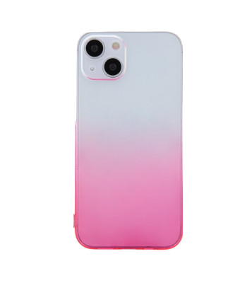 Gradient 2 mm dėklas for iPhone 15 Plus 6,7 pink