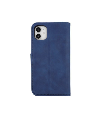 Smart Velvet dėklas for iPhone 15 Plus 6,7 navy blue