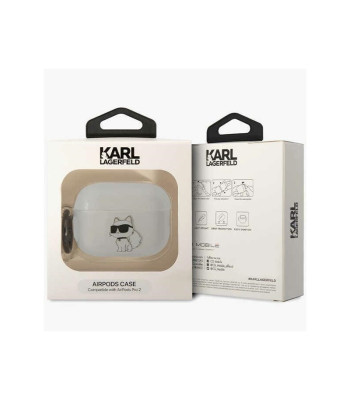 Karl Lagerfeld dėklas for AirPods Pro 2 KLAP2HNCHTCT transparent TPU NFT Choupette